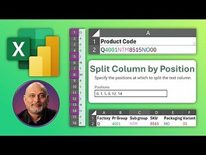 Split column by position - Power Query | @efficiency365