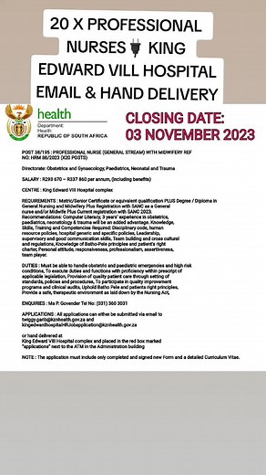 confirm with the dpsa website when unsure ❤️ good luck #Jobs_with_vee #governmentjob