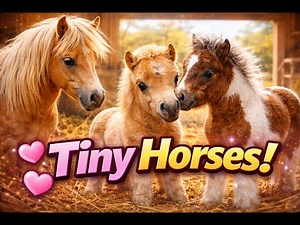 How Miniature Horses Are Breed 🐴💖 Tiny Horses, Big Secrets!