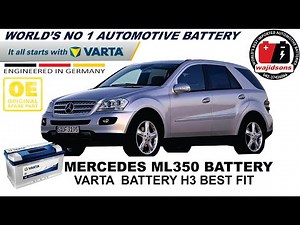 MERCEDES ML350 |VARTA BATTERY REPLACEMENT | 100AH H3
