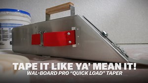 Tape a wall in the most efficient way possible. 500 feet at a time will make any project go quickly. More info: bit.ly/3L73ZbZ | Marshalltown Company
