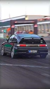 650hp B16 AWD Honda CRX 1/4 mile acceleration😱 #honda #crx #dragracing #b16