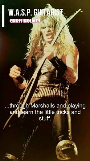 W.A.S.P. Guitarist Chris Holmes on Smoking Dope w/ Eddie Van Halen, Influences, Tony Iommi #shorts