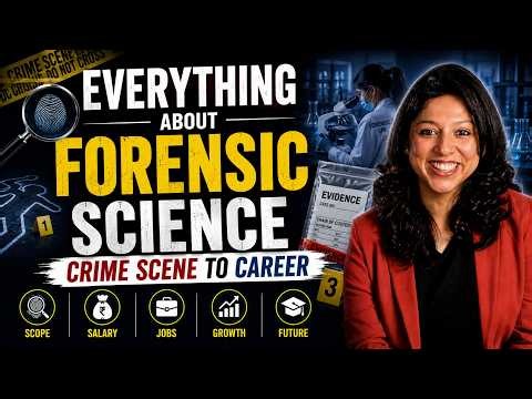 Forensic Science | Salary, Scope, Government Jobs & Reality | Dr Vani Sood | Career Counselling