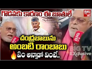 Ambati Rambabu Comments On CM Chandrababu Naidu Exclusive Video | Guntur | TDP VS YSRCP | BIG TV