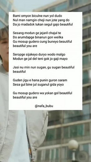 Lirik Lagu Beautiful By NCT: Full Dugong Lyrics for NCT 2021
