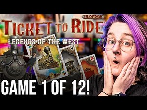 In The Beginning - Ticket to Ride Legacy Game 1!
