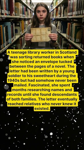 THE LIBRARY PAGE WHO FOUND THE LETTER 💌📚