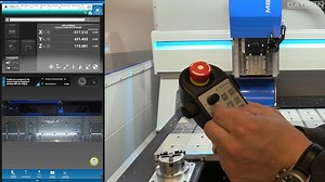 A DATRON’s remote gives you control if you want it. Switch between axes and adjust the rapid as needed. Don’t stress about running into the end of an axis, the machine has soft limits to prevent that. Find your CNC machine solution with DATRON: https://www.datron.com/cnc-milling-machines/ #engineering #cncmachine #machinist | Datron USA