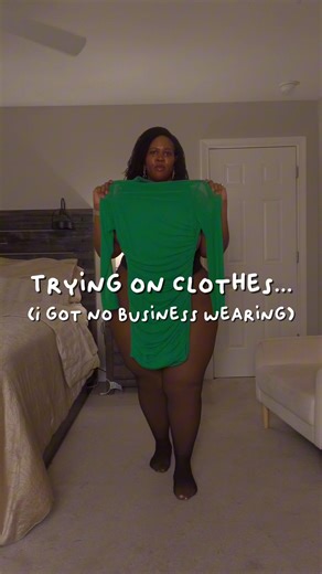 My favorite series 😍 the ruching and mesh will hit every time #tryon #minidress #greendress #datenightoutfit #bodycondress plus size outfits, mini dress outfits, green mini dress