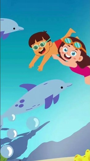 Swim with the Dolphins | Fun Song for Kids | Ocean Adventure Song for Toddlers | Kids Safe Videos