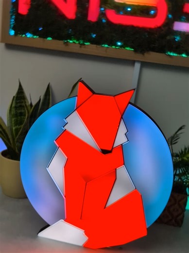 I have made the files for this beautiful Fox wall light available on my Marker World account for everyone who was asking and would love to make one for themselves. the light is white large 380mm x 340mm. NotTooShabbyCreations on Maker World!