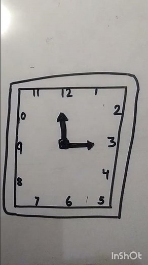 easy clock drawing.
