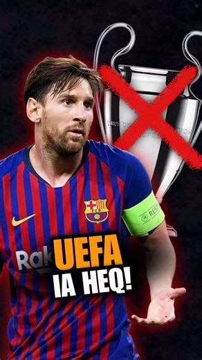 UEFA ia heq një trofe të Champions League Messit 😨❌