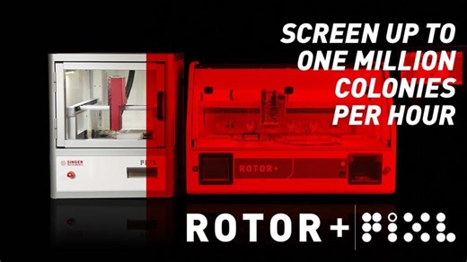 High-throughput precision colony transfer at ultra-high densities: ROTOR+ PIXL - Singer Instruments | Singer Instruments