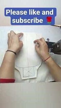 Blouse back neck patchwork design making /using canvas#simple designer blouse # shorts