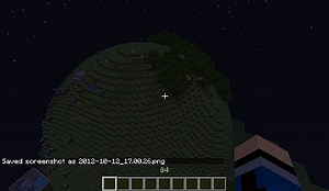 Minecraft Spherical World Mod