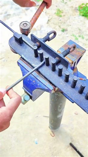 how to shape iron into a square shape #shape #iron #square #shorts