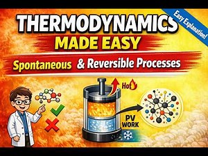 “Thermodynamics Basics made easy | Entropy, Heat Capacity, Spontaneous & Irreversible Processes”