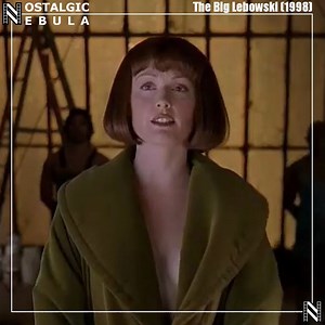 Three syllables. Happy International Women's Day! 🎞 The Big Lebowski (1998) ✒ Joel Coen and Ethan Coen 🎬 Joel Coen and Ethan Coen 🎥 Jeff Bridges, John Goodman, Julianne Moore, Steve Buscemi, David Huddleston, Philip Seymour Hoffman, Tara Reid, Philip Moon, Mark Pellegrino, Peter Stormare, Flea, John Turturro, Sam Elliott 🎵 Carter Burwell | Nostalgic Nebula