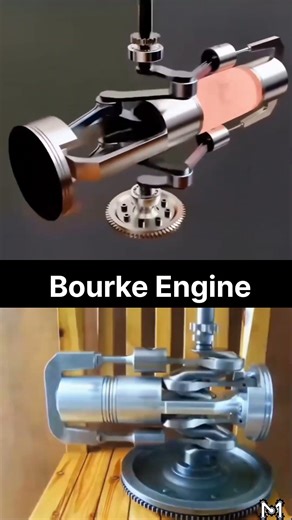 How the Bourke Engine Works! 🚀 (3D vs. Prototype) #shorts