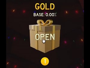 Roblox Those Who Remain Christmas Event - Gold Gift unboxing