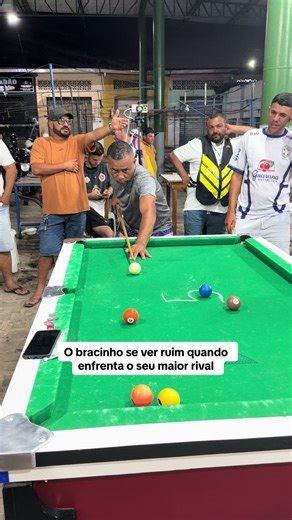 Bilhar: Bracinho Enfrenta seu Maior Rival