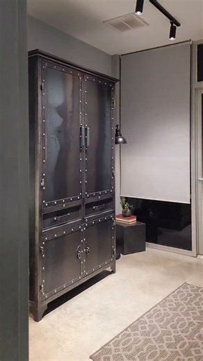 The Armoire, strength in every detail 💪 #steelfurniture #officefurniture | Modern Industrial Furniture
