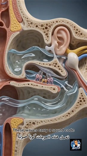 كيف تعمل الأذن؟ رحلة الصوت المذهلة حتى الدماغ!👂 How the Ear Works: The Journey of Sound to the Brain