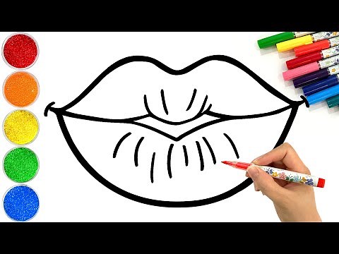 How to Draw Beautiful Lips | Easy Step by Step Tutorial | Made for Kids