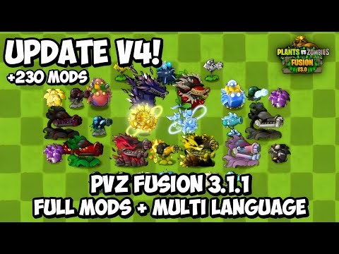 PVZ FUSION 3.1.1 UPDATE MULTI LANGUAGE + FULL MOD ADD-ON - Plants Vs Zombies Fusion