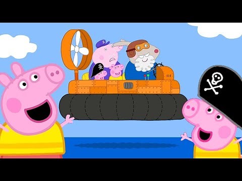 Peppa Pig Official Channel | Peppa Pig's Day Out on Grampy Rabbit's Hovercraft
