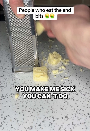 If you eat those little end bits then you make me sick… for those who don’t, get one of these and you can stop wasting cheese!! #cheesegrater #cheese #cheeselovers