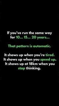 You can’t fix your running just by “trying harder.” Here’s why. #shorts