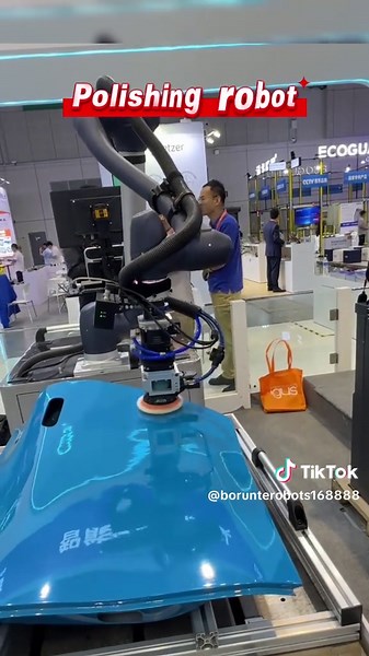 Polishing robot #six_axes #factory #borunte #robot #automatic #mechanic #vietnam #polishing #industrial