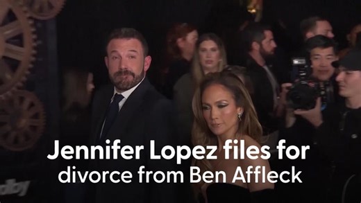 Watch: Jennifer Lopez files for divorce from Ben Affleck