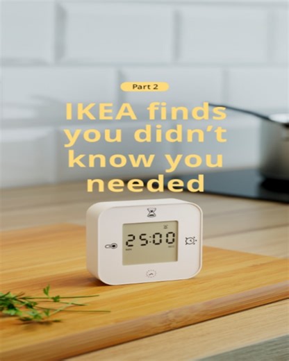3.6K views · 24 reactions | Meet the most practical gadget in your home: KLOCKIS. With one simple flip, switch between time, alarm, temperature, and timer. #IKEAUAE تعرّف على أذكى وأبسط جهاز في منزلك: KLOCKIS. بمجرد قلبه، يمكنك التنقّل بسهولة بين الساعة، المنبّه، درجة الحرارة، والمؤقّت. #ايكيا_الإمارات | IKEA | Facebook