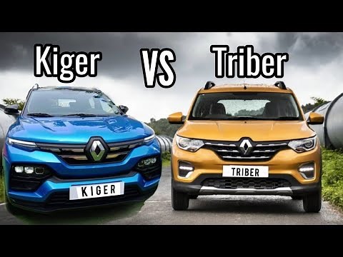 Renault Kiger vs Triber Comparison | Renault Kiger vs Renault Triber | kiger vs triber | new kiger