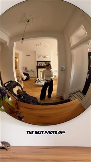 Pt 2 of creating a moment at my front door #entrystyle #convexmirror #interiordesign