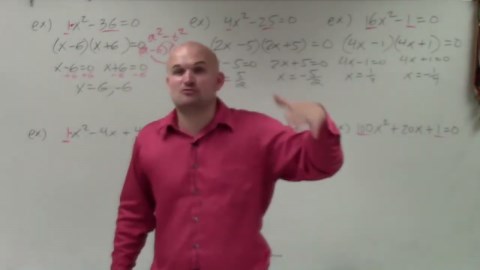 Master solving a quadratic equation using special factoring techniques