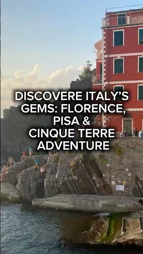 DISCOVER ITALY’S GEMS: FLORENCE, PISA & CINQUE TERRE ADVENTURE🧚Follow for more inspiration #italy