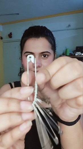 Diy safety pin necklace 😍✨ #shortvideos #viral #tranding #necklace