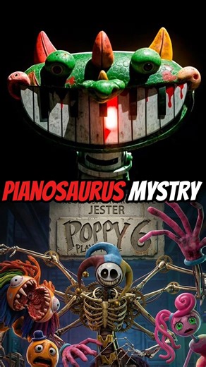 Poppy Playtime Chapter 5 pianosaurus Mystry 😨#shorts