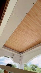 Malapit ng matapus ang aming diy kisame para dito sa terrace #Ceiling | Mommy Dhea