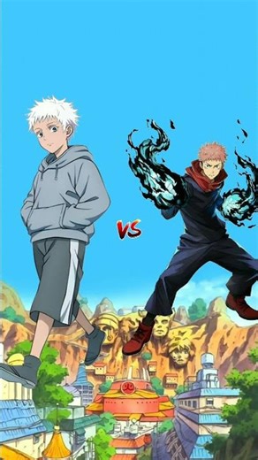GOJO 🆚 YUJI IDORI WHO IS WIN capcut anime edit tutorial viral video and shorts pro vs king God