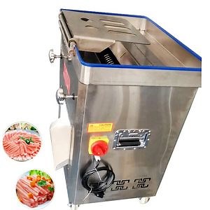 [Hot Item] Multifunctional Bacon Sausage Meat Slicer Cutting Machine Chicken Meat Shredding Dicing Machine