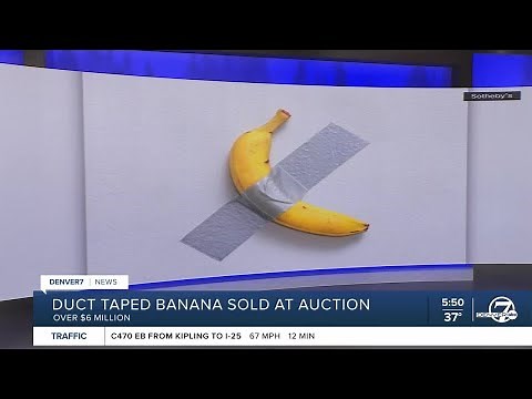 How a viral, duct-taped banana came to be worth $1 million
