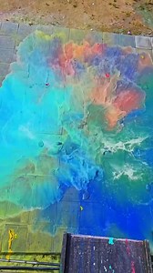 4.5M views · 54K reactions | Watercolors in the bottle Drop off the ladder #reelsfb #watercolors #AI #pov #diy #diyvideos | Digital kh | Facebook