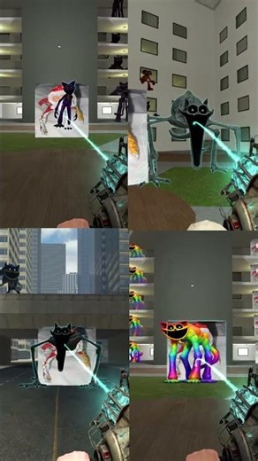 GOO GOO GAGA AND CATNAP JAPANESE COLOR MIXING IN GMOD COMPILATION #shorts