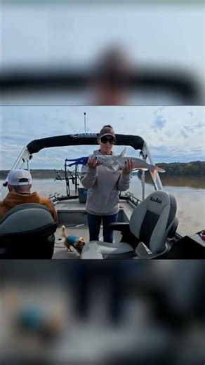 Woman Reels In HUGE Fish: Best Catch Ever! #shorts